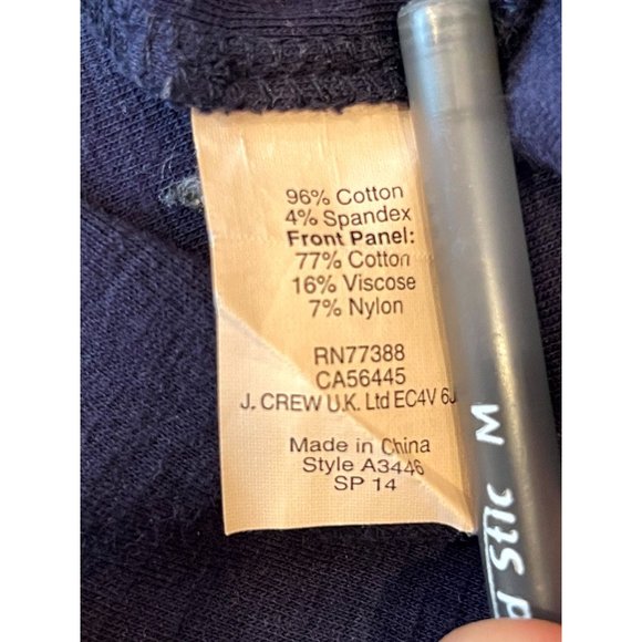 J. Crew Womens Stripe Knit Shift Dress Short Sleeve Back Zip Blue White Size 00 - Picture 13 of 14